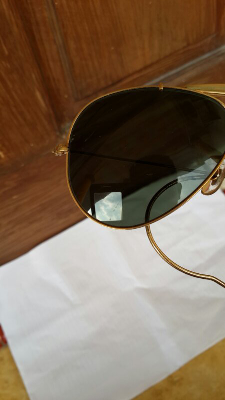 Rayban BL ODM G15 Gold Frame 58 Made in USA