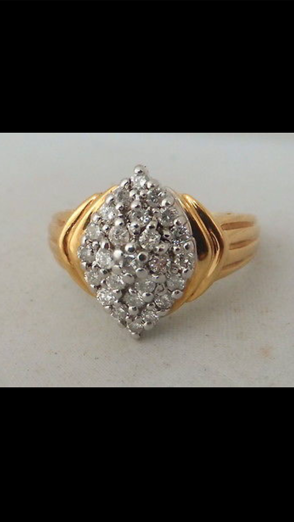 DIJUAL CINCIN BERLIAN EROPA / DIAMOND RING 0.50 CARAT 18K/750