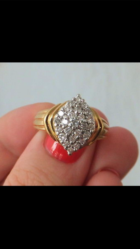 DIJUAL CINCIN BERLIAN EROPA / DIAMOND RING 0.50 CARAT 18K/750