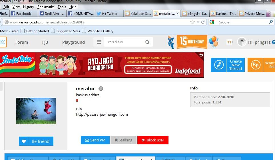 Kaskus ERROR, Akun Ane berubah dengan sendirinya