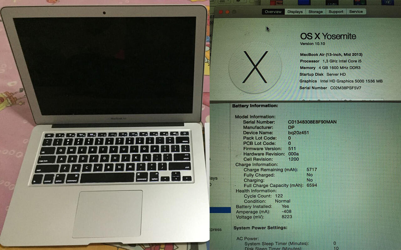 Macbook Air 13" Haswel 2014 Mulus Mantap Garansi Ibox