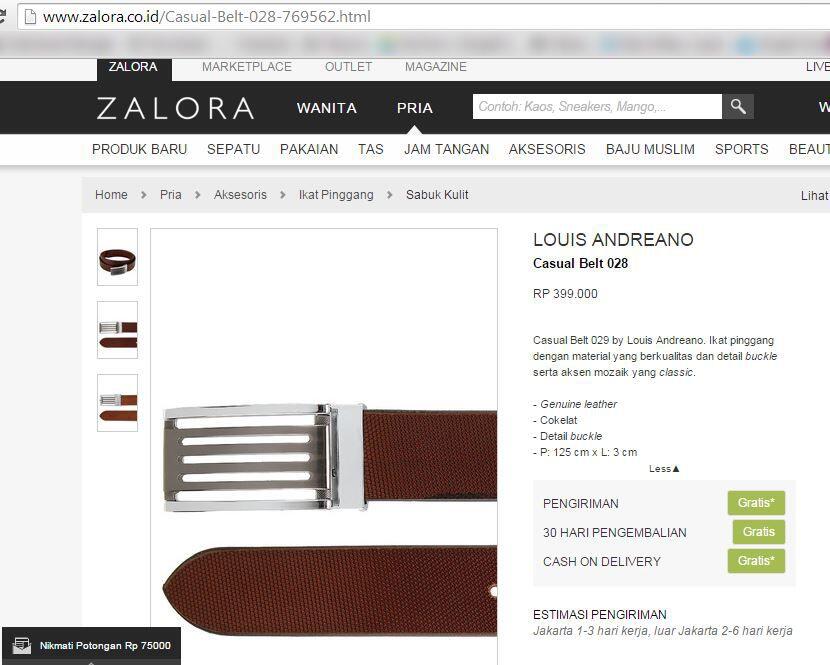 Kecewa belanja di ZALORA