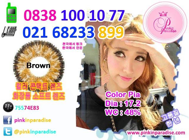 Softlens Colour PIA Diameter 17.2 mm Water 38% *BELI 1 PASANG DAPAT 2 PASANG