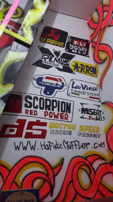 knalpot vixion.byson.ninja.r15.r25.m4. etc