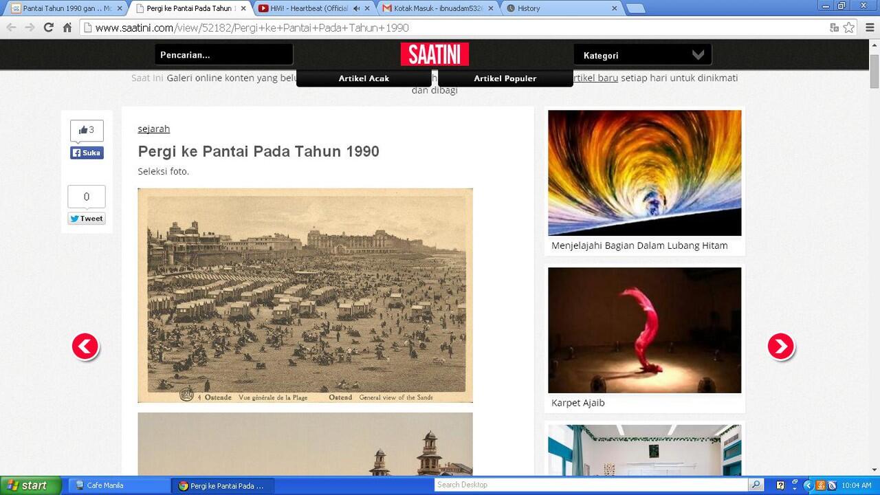 Pantai Tahun 1990 gan .. Monggo liat gan