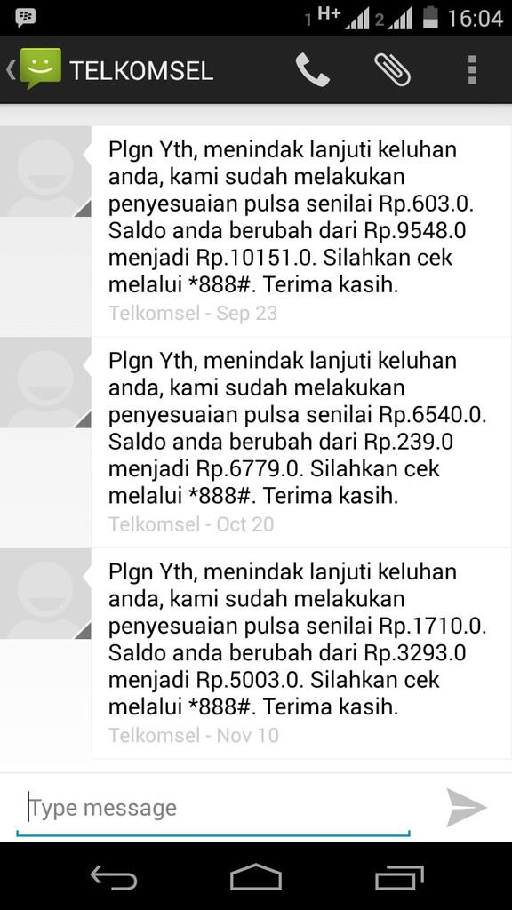 Kacaunya sistem Telkomsel rugikan pelanggan