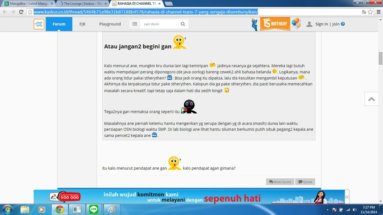 Begini lah jadinya kalo bikin Thread sambil Mabok (NGAKAK INSIDE)