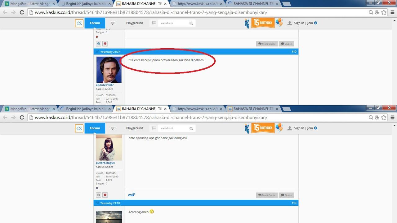 Begini lah jadinya kalo bikin Thread sambil Mabok (NGAKAK INSIDE)