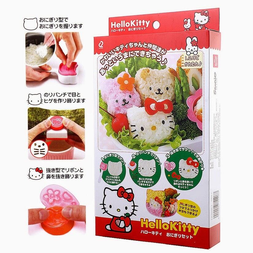 Pencetak Cetakan Nasi Rice Sushi Mold Set Bento Tools Nori Seaweed Cutter Puncher Hel
