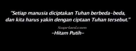 Kata Bijak di Hitam Putih