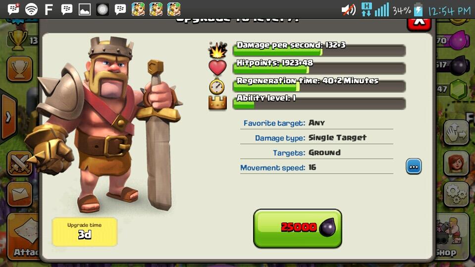 clash of clans coc th8 lv78 hampir mentok builder 4 gems 1200an depok murah