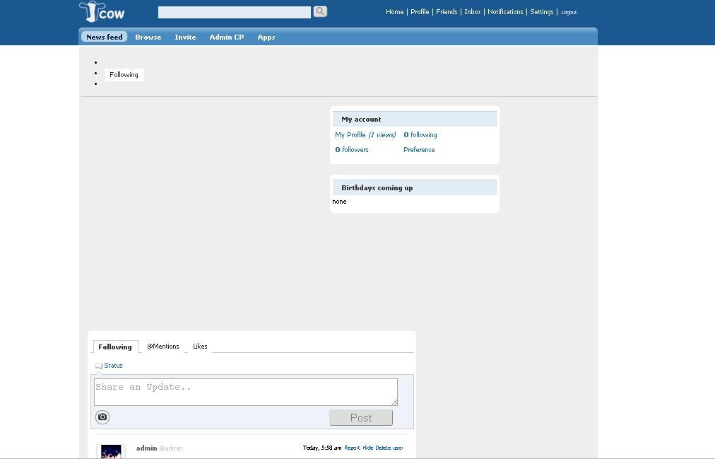 &#91;Help&#93; Pake CMS Jcow, Tampilan Jejaring Sosial Ane Kok Berantakan ya?