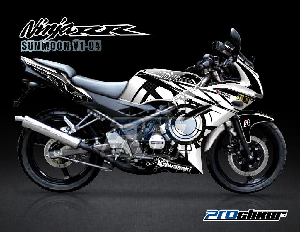 Terjual Jual Decal Striping Ninja 150 RR NEW Modifikasi 