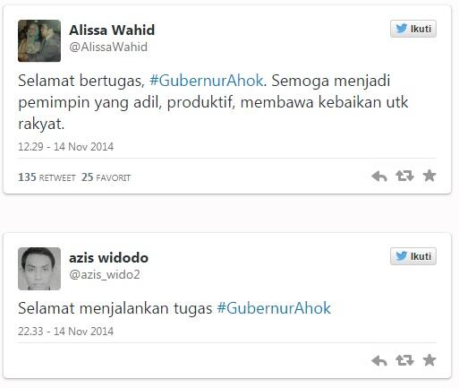 Tinggal Dilantik, #GubernurAhok Jadi trending Topic Dunia