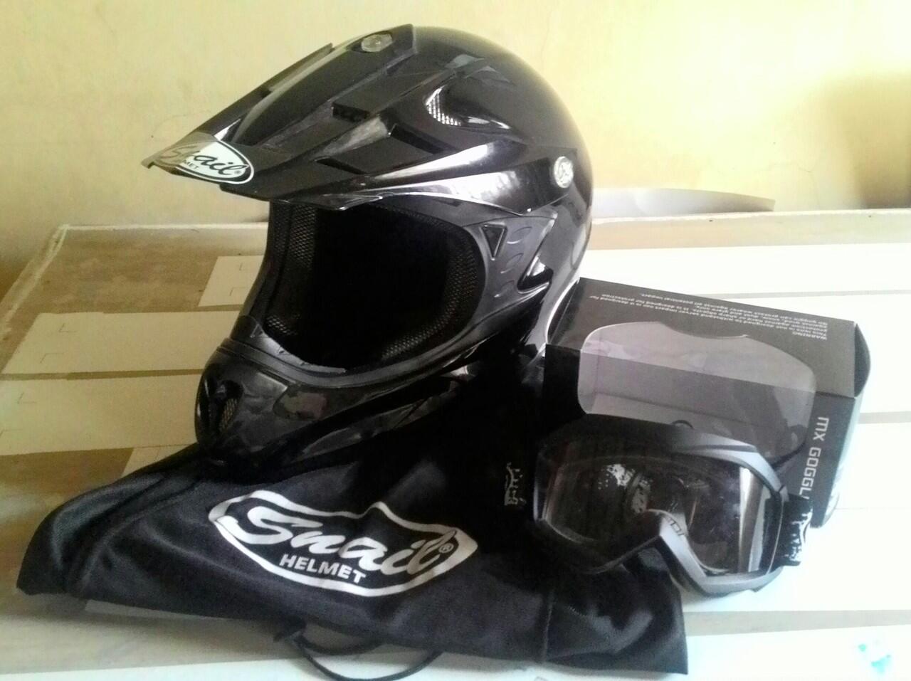JUAL HELM SNAIL MOTORCROSS