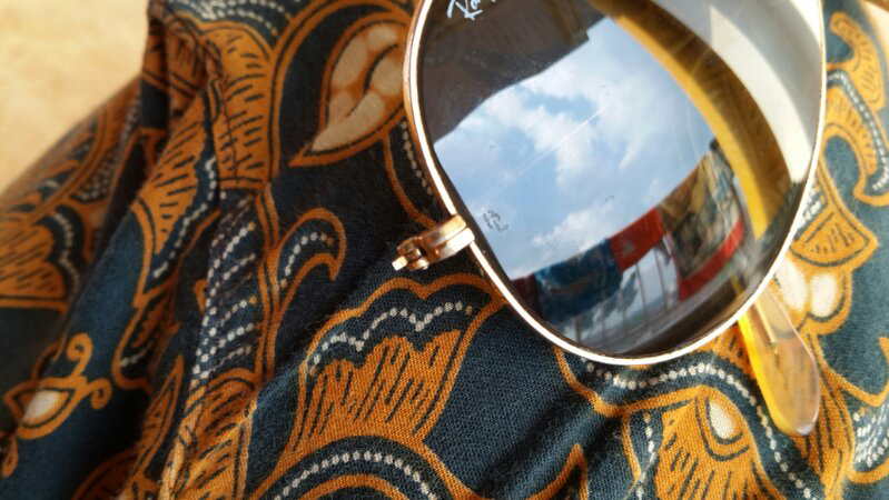 Rayban BL Aviator Gold Frame lensa G15 uk 62 Made in USA