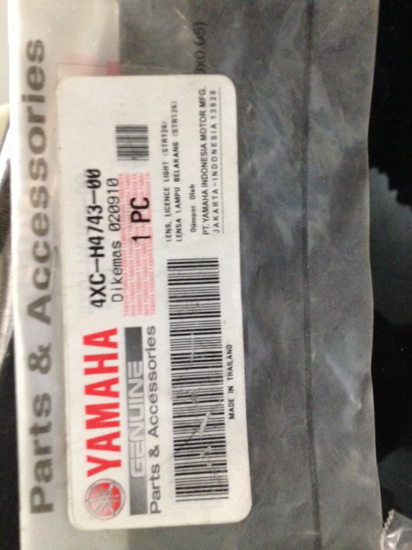 Ready Aneka part Yamaha Touch, 4xc , Thailand CBU, 2nd and new
