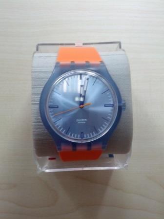 Swatch, strap orange, unisex