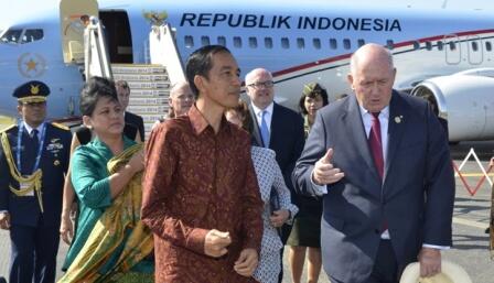 Super Cepat, Penanganan Gempa oleh Jokowi dari Brisbane