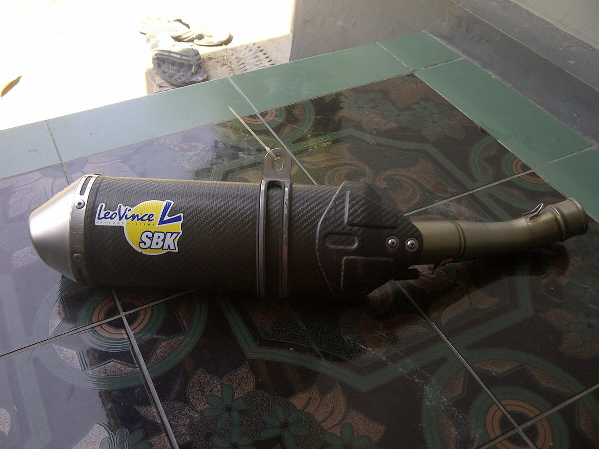 FS : Knalpot leovince sbk evo I full system ORIGINAL ninja 250