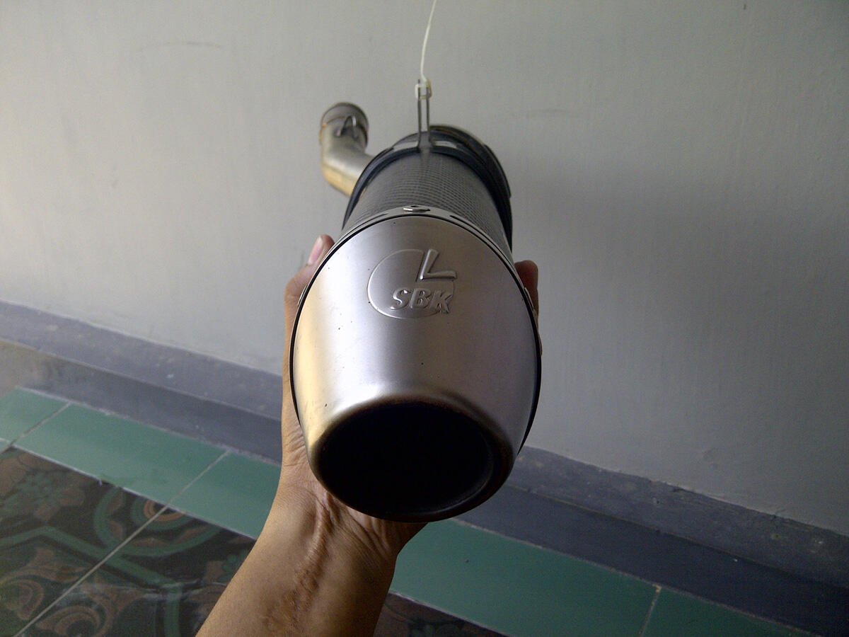 FS : Knalpot leovince sbk evo I full system ORIGINAL ninja 250