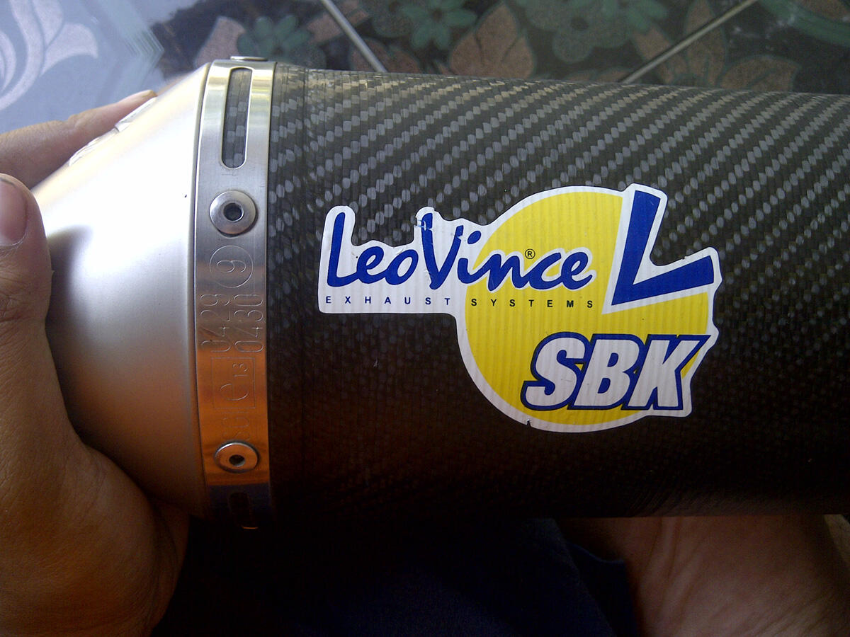 FS : Knalpot leovince sbk evo I full system ORIGINAL ninja 250