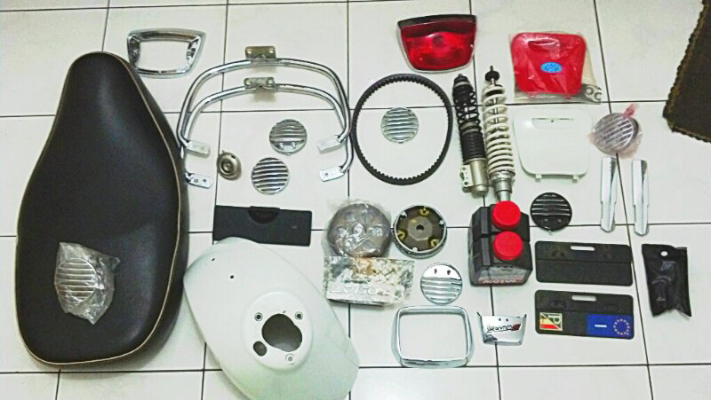 Aksesoris Vespa Piaggio Lx Modern Matic (Lx150 S150 150ie Lxv Primavera Sprint)
