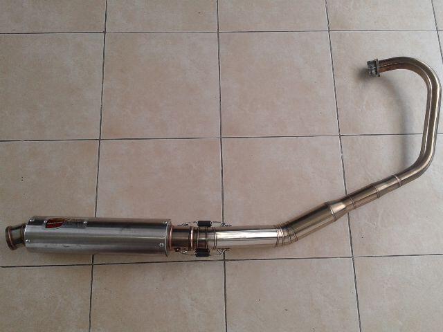 Knalpot racing CLD MIO CARBON ORI THAILAND dan CLD NEWMEGAPRO