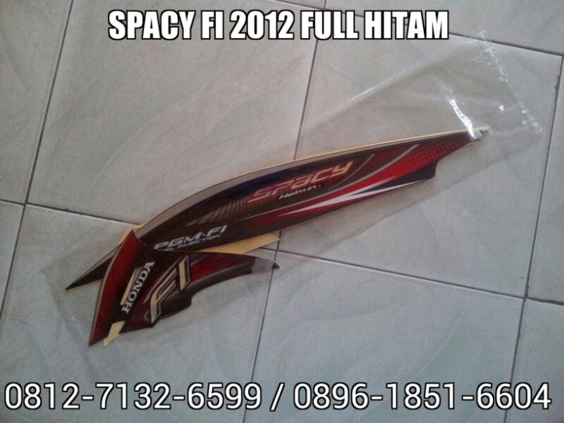 Striping Spacy FI 2012 Full Hitam