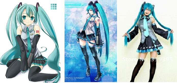 Hatsune Miku Show off! Bagian Dalam Rok Mini Hatsune Miku Yang Bisa Menyala