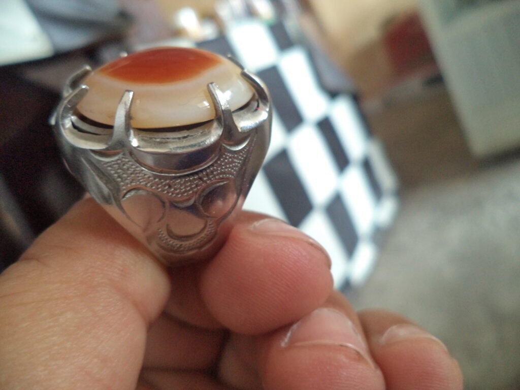 batu akik natural telor mata sapi persis bangeet