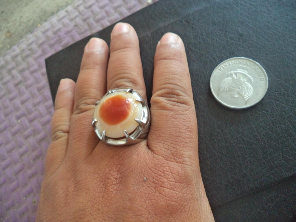 batu akik natural telor mata sapi persis bangeet