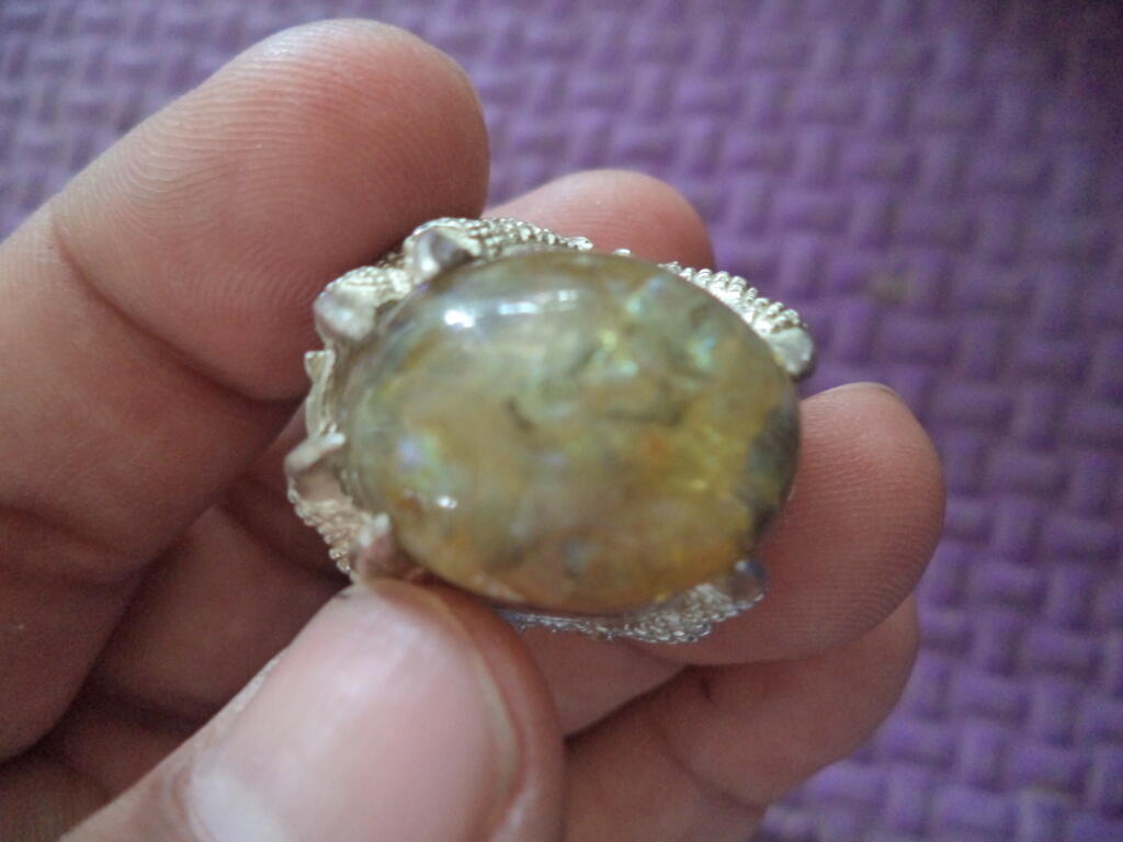 batu kalimaya papua natural nan mistery ring cakar elang