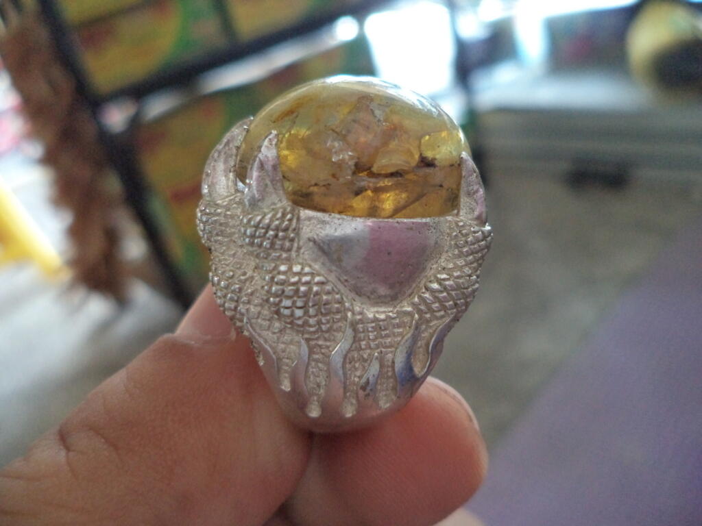 batu kalimaya papua natural nan mistery ring cakar elang