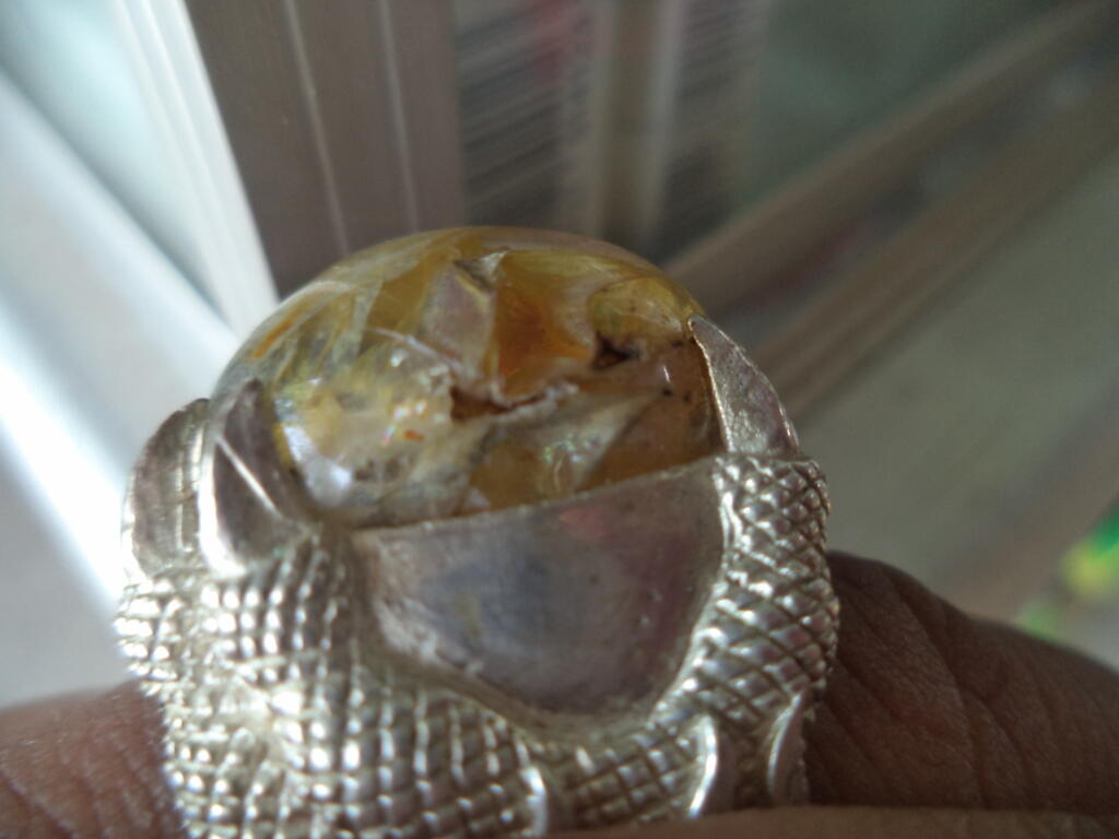 batu kalimaya papua natural nan mistery ring cakar elang
