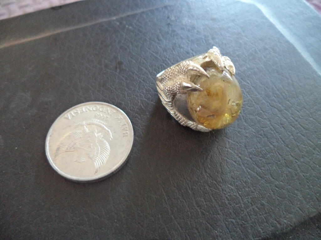 batu kalimaya papua natural nan mistery ring cakar elang