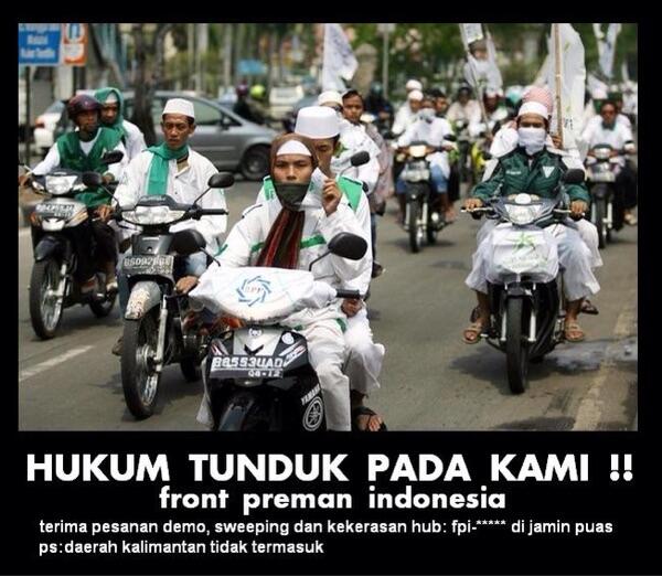 Ane islam , tapi ane dukung kalo FPI bubar !!!