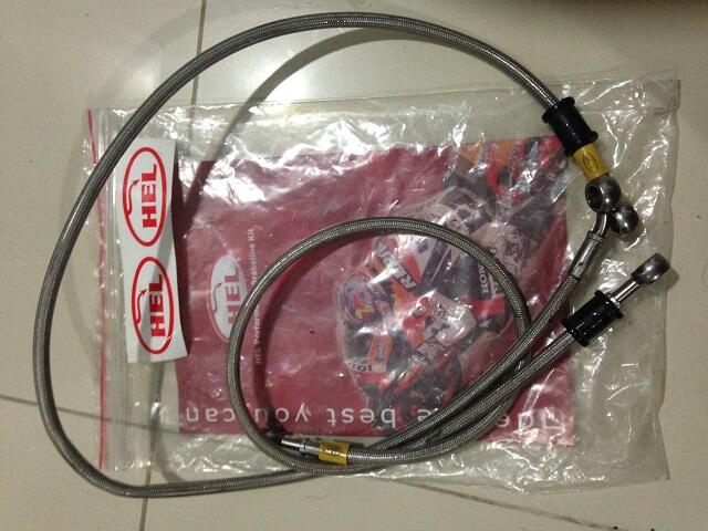 For Sale: Selang Rem/Brake Line HEL ex ninja 250 FI titanium colour