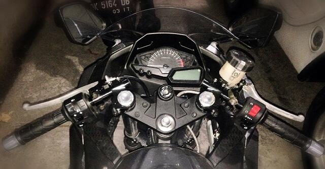For Sale: Stang Jepit KTC 45 derajat+tutup shock+jalu NInja 250,Kede Maksimal!