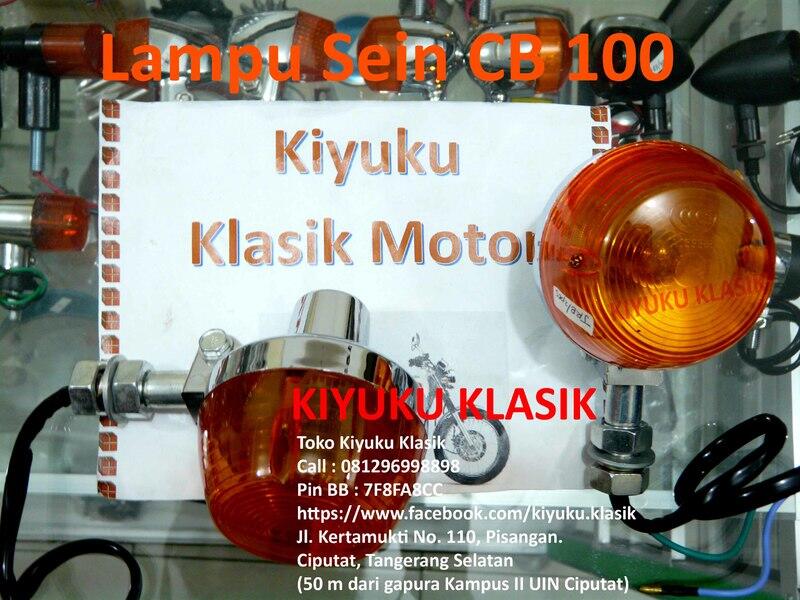 Lampu sein CB100 depan belakang