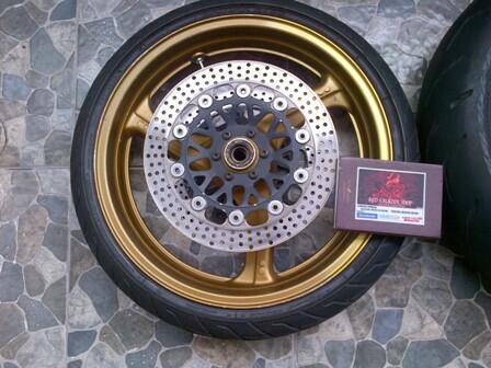 LIMBAH MOGE velg CB 400 vtec 3,5'' 5" +ban batlax good condition