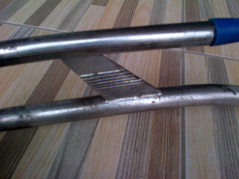 Bumper vespa super / sprint Vigano Garis warna Merah