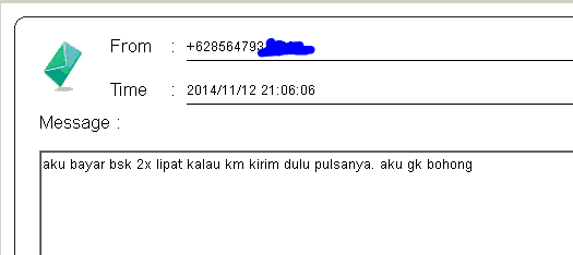 Surat Terbuka untuk Pemilik Nomor 0856-479x-xxx