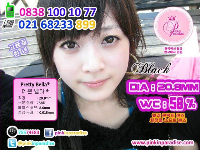 Softlens PRETTY BELLA Diameter 20.8mm Water 58% Contact Lens Korea