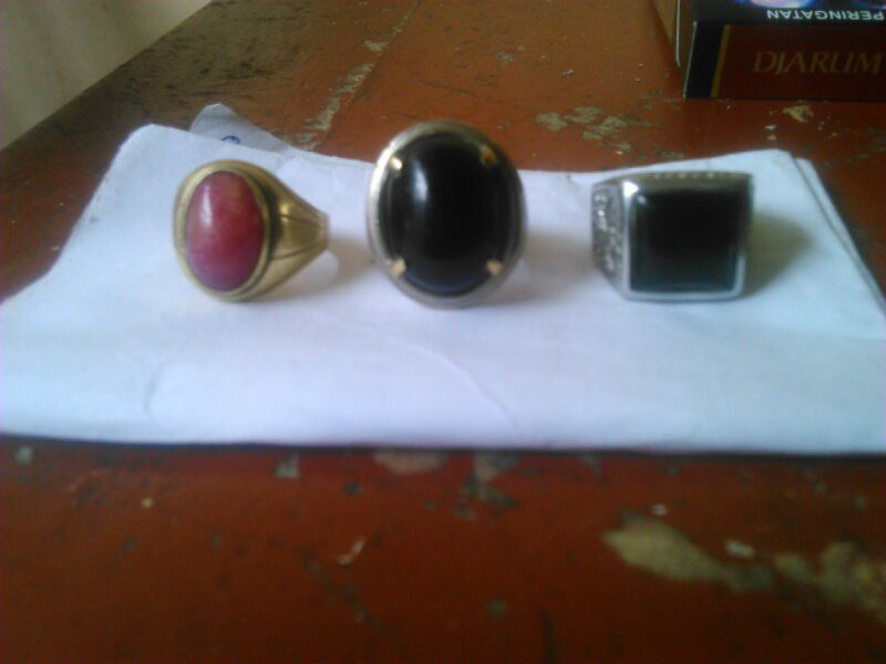 jual batu akik ruby, black opal dan onyx apa adanya