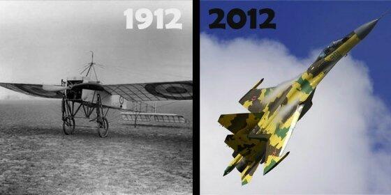 Foto yang menggambarkan Tahun 1912 Vs 2012 Check This Out ...