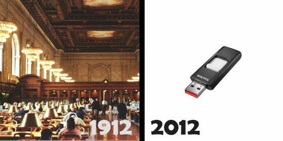 Foto yang menggambarkan Tahun 1912 Vs 2012 Check This Out ...