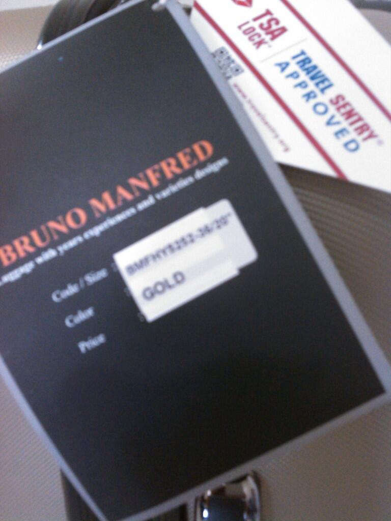 Jual koper cabin Bruno Manfred 20 inch BARU.