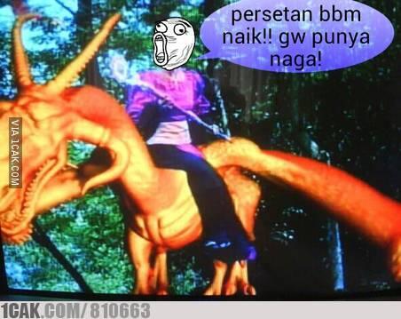 Kumpulan meme komik kenaikan harga BBM, koplak hancur gan!