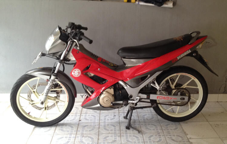 Terjual satria FU 2005  CBU muyuuusss jual mau ganti LX 